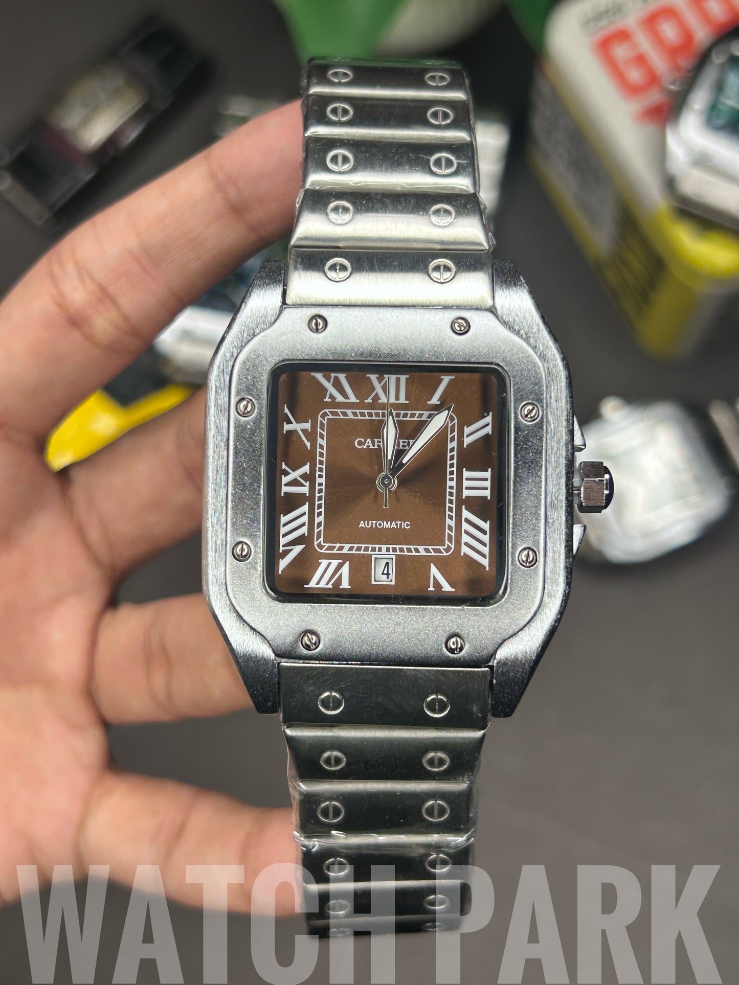 Cartier Santos de Cartier - Brown dial