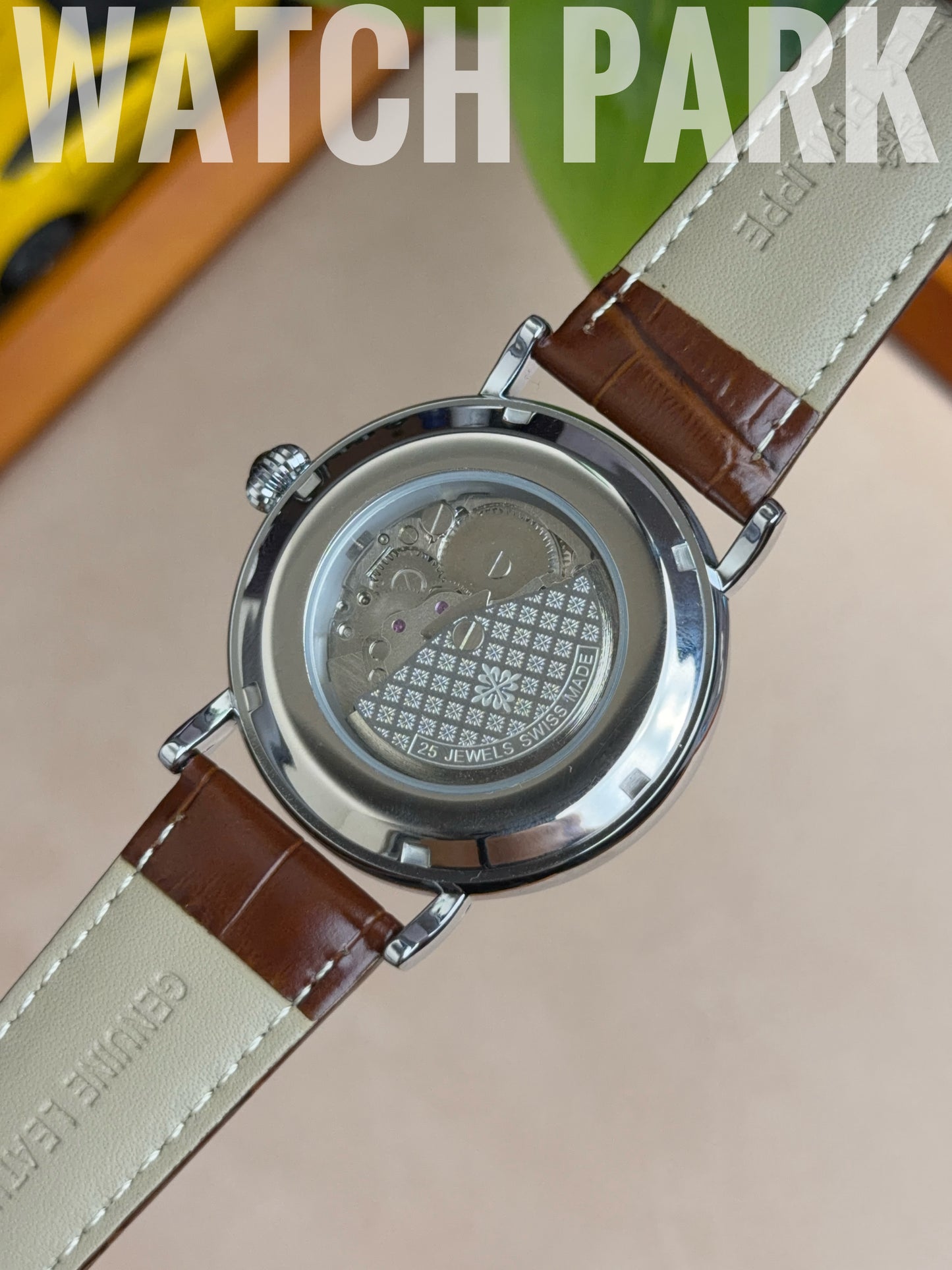 Patek - Skeleton - Brown edition & Silver - Brown belt - Automatic