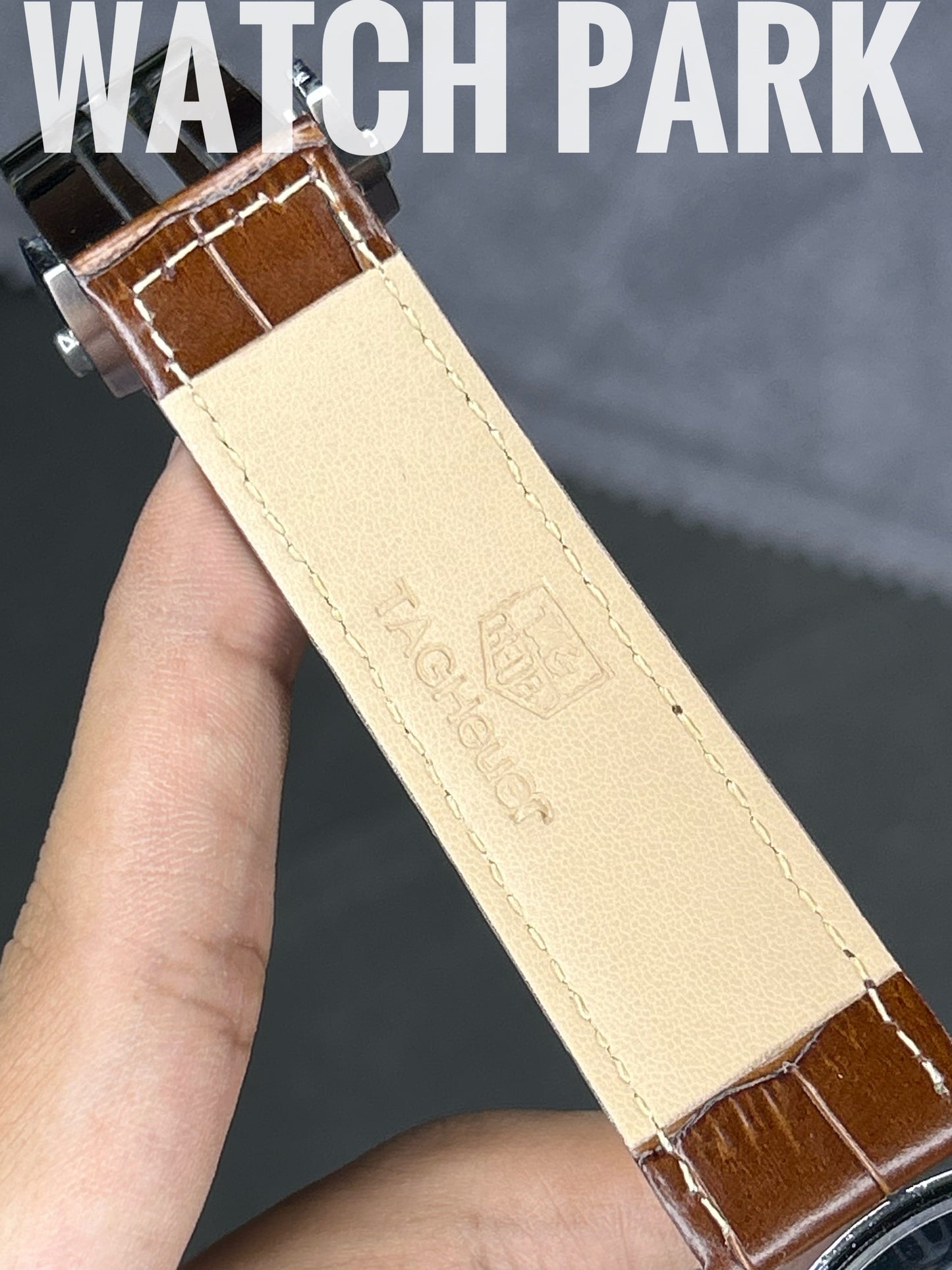 TAG Heuer Carrera - White with Silver - Brown belt