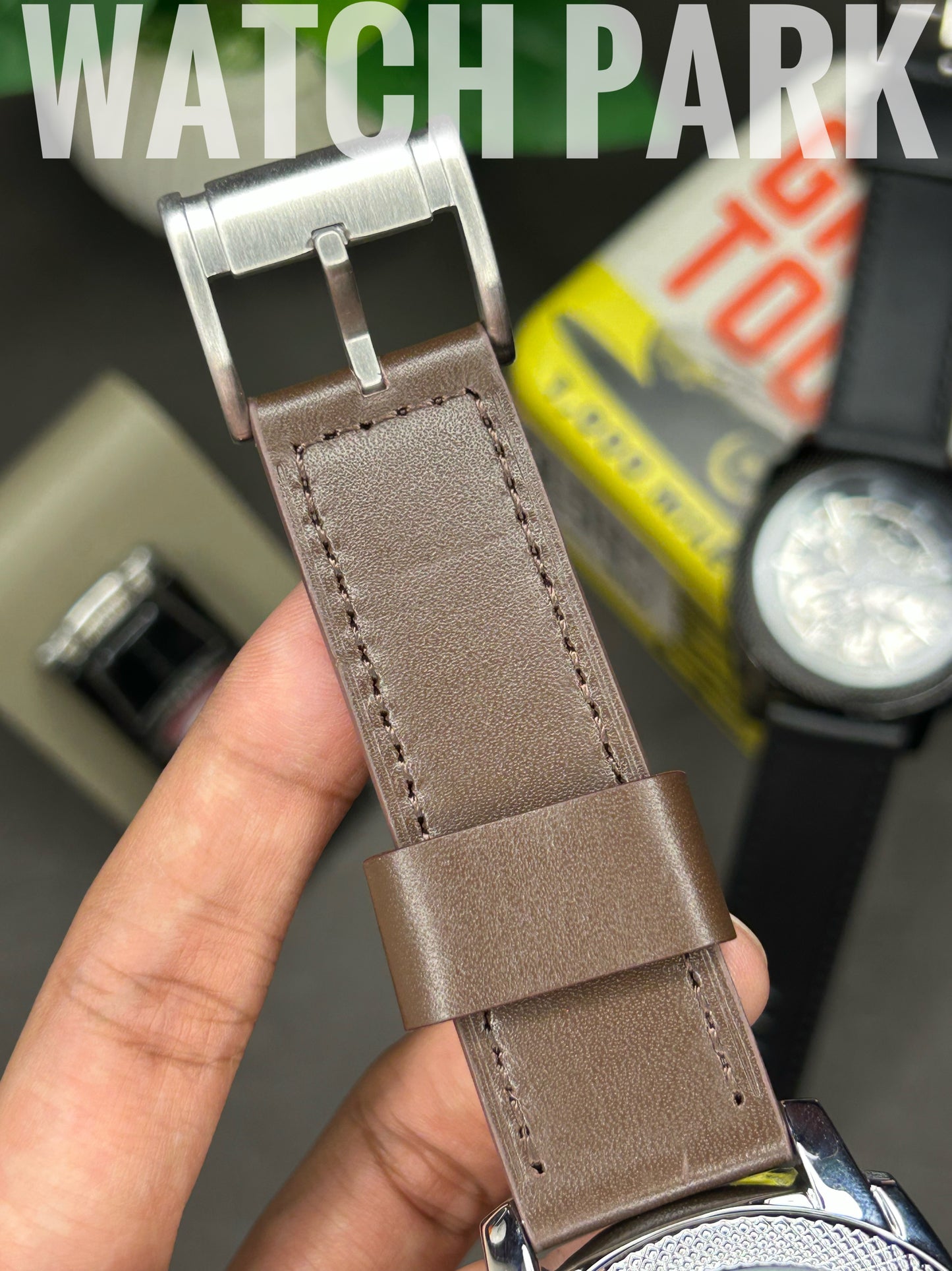 Fossil Machine - Black edition - Chocolate belt - Automatic