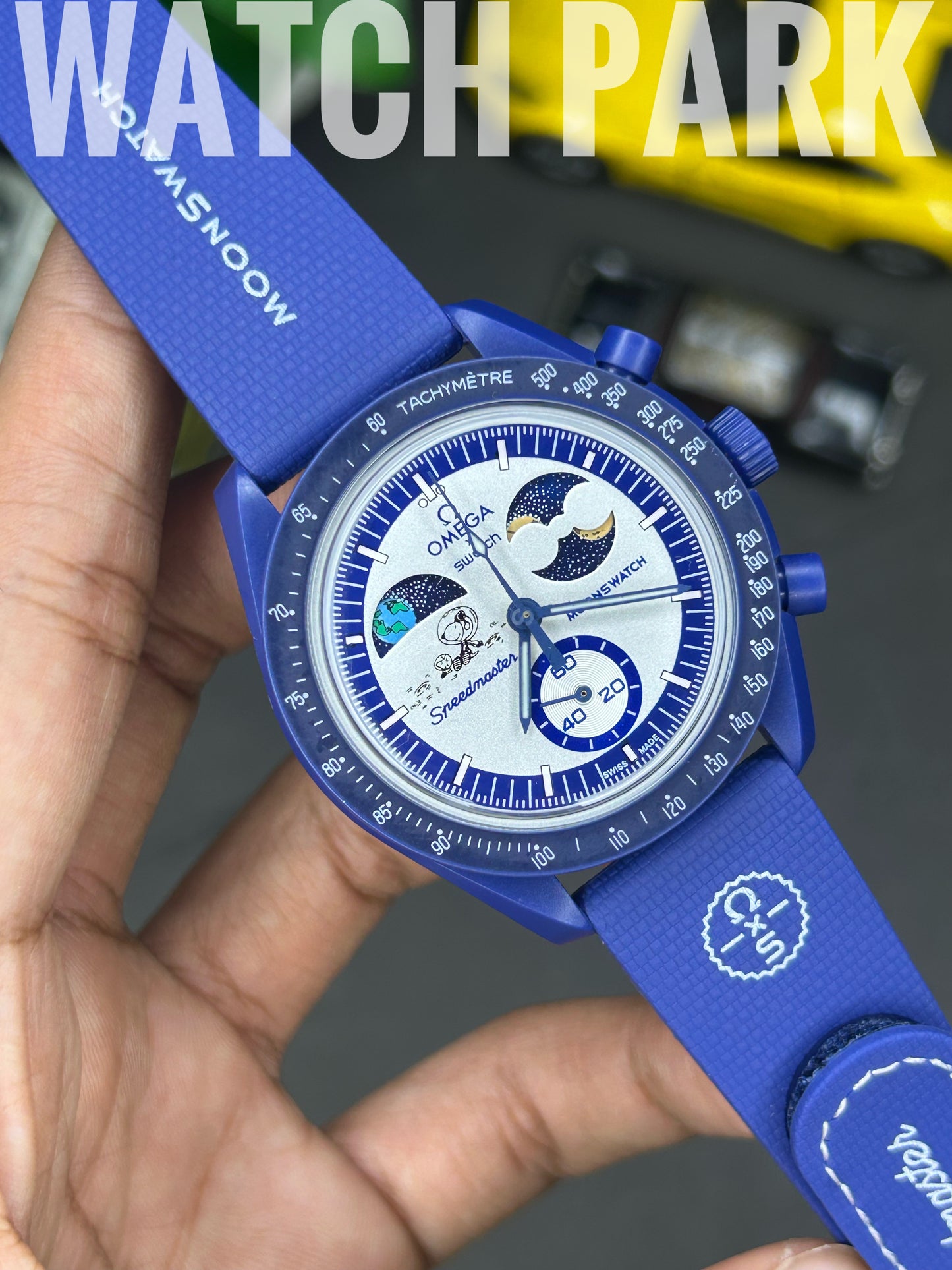 Omega x Swatch MoonSwatch - Snoopy Blue