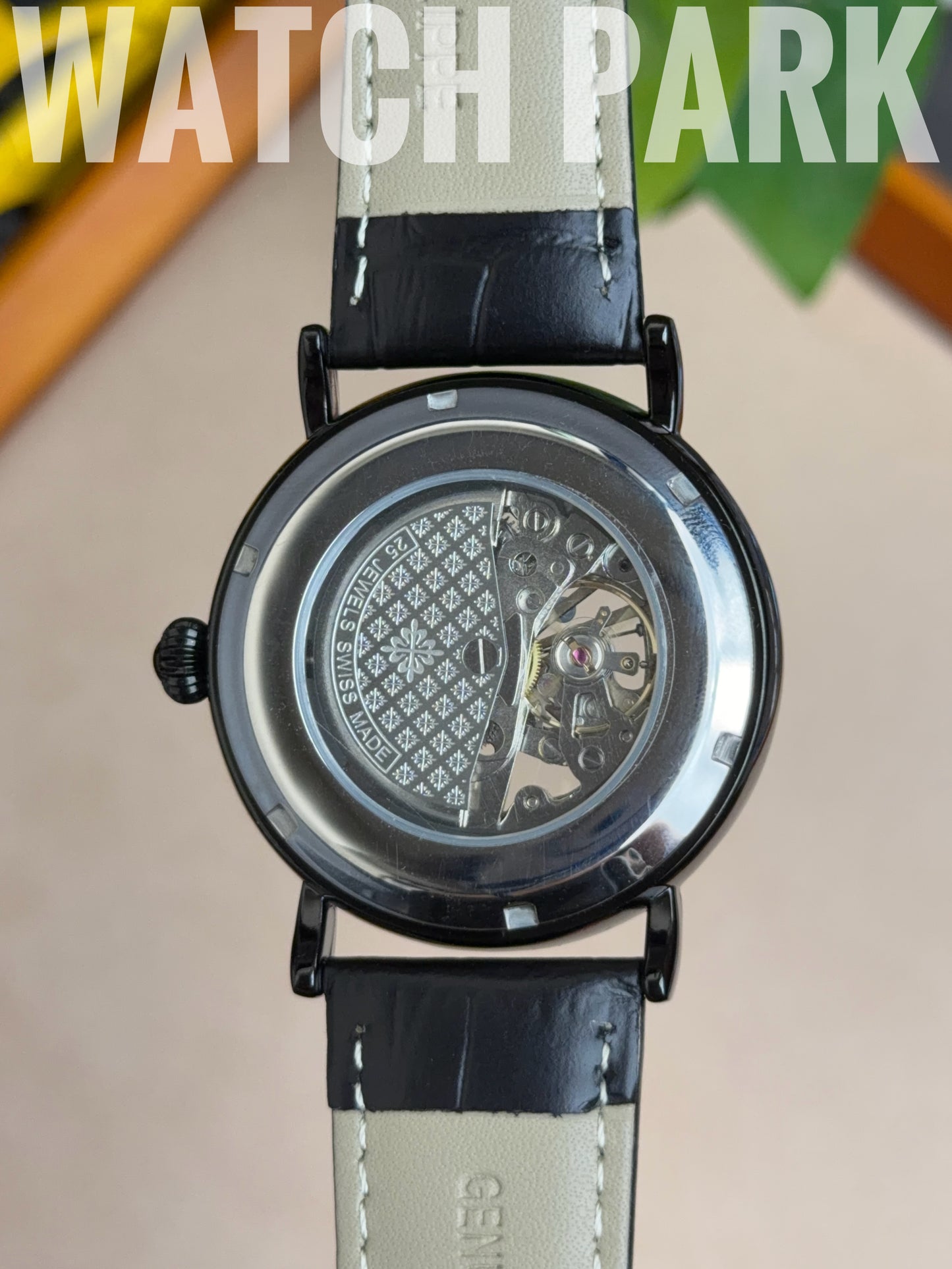 Patek - Skeleton - Black edition & Black - Black belt - Automatic