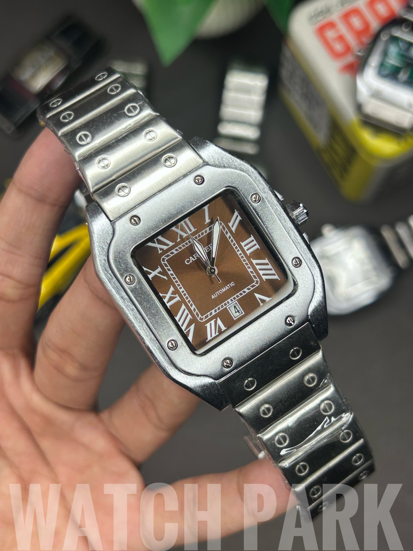 Cartier Santos de Cartier - Brown dial