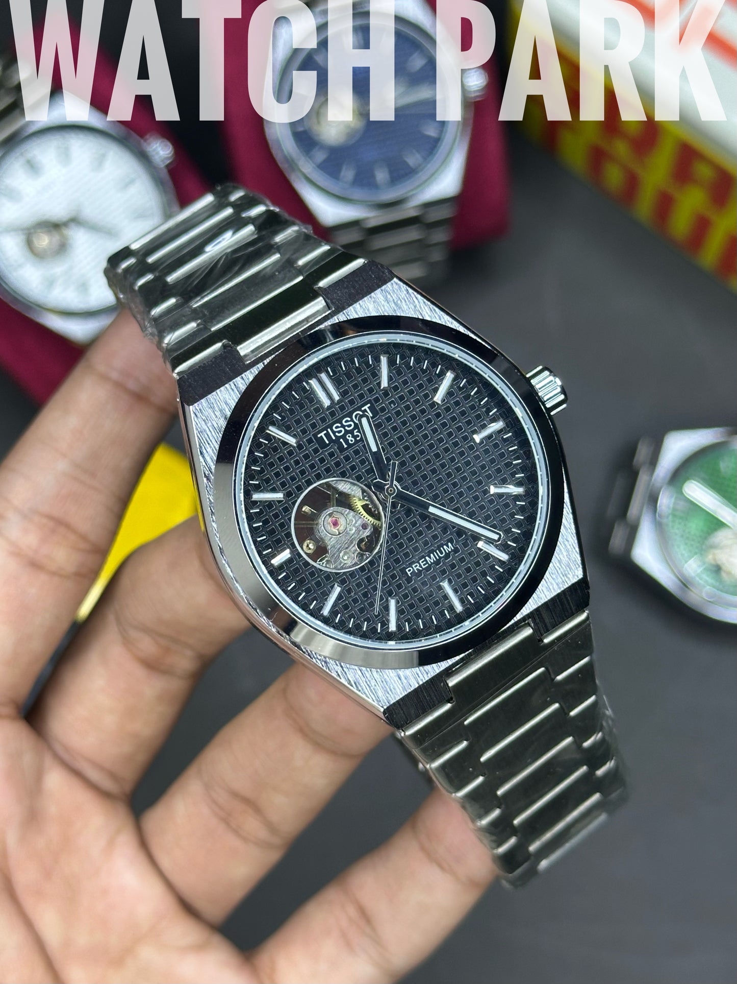 Tissot PRX Powermatic 80 Open Heart - Black dial