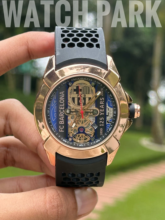 Jacob & Co. Epic X Tourbillon FC Barcelona 🔵🔴 125 Years Edition - Black