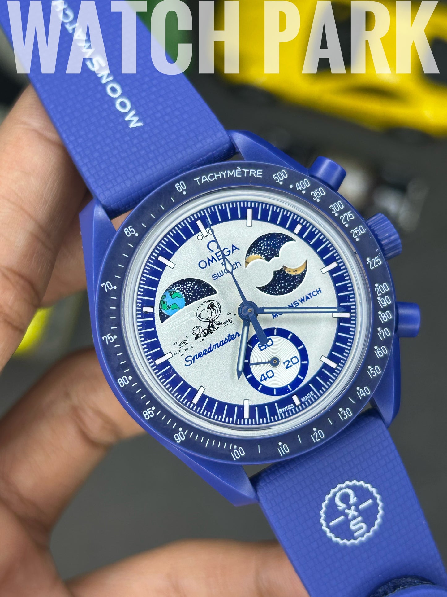 Omega x Swatch MoonSwatch - Snoopy Blue