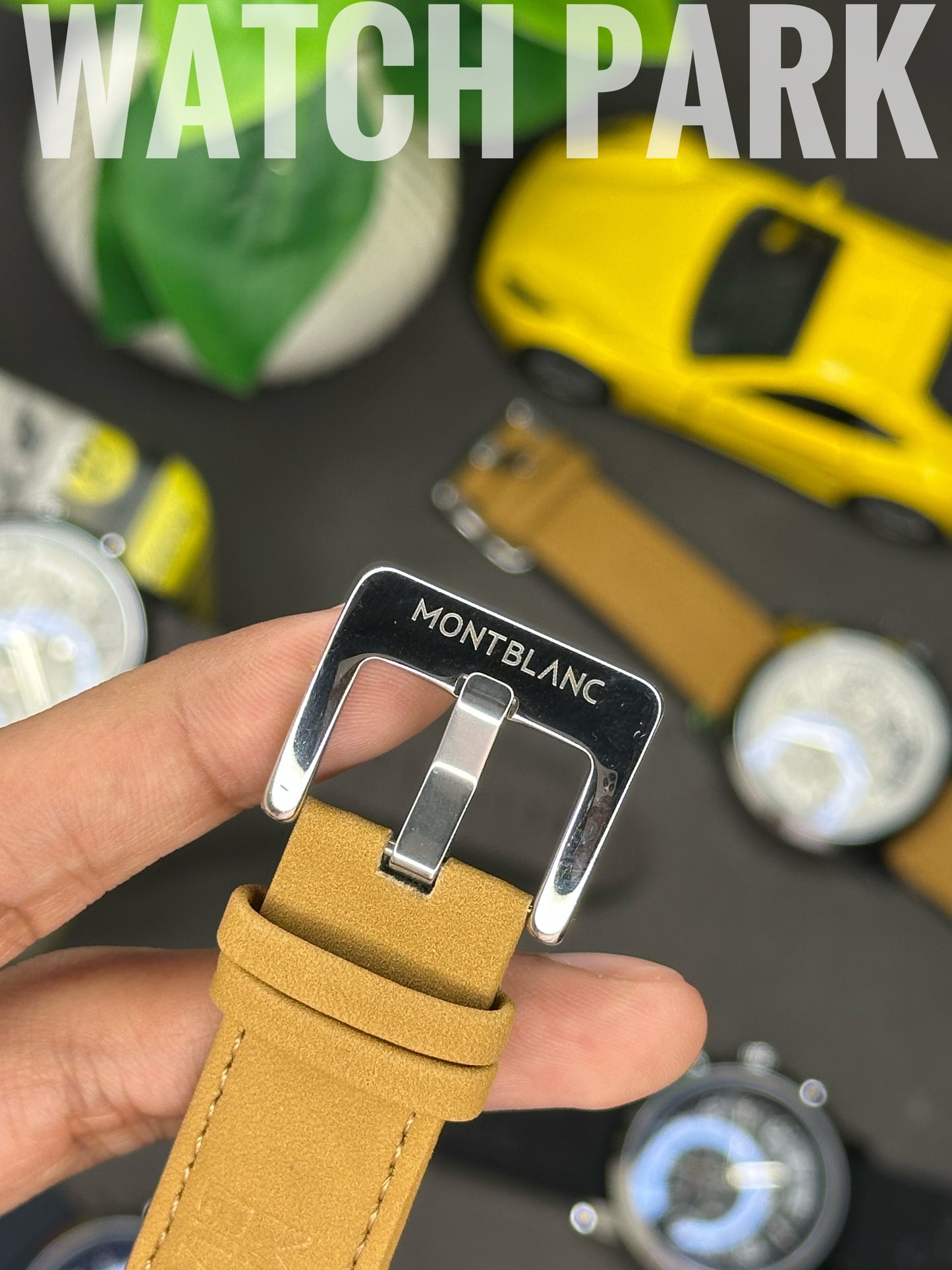 Mont Blanc - Star World-Time Hemispheres - Brown dial - Mustard belt - Chronograph