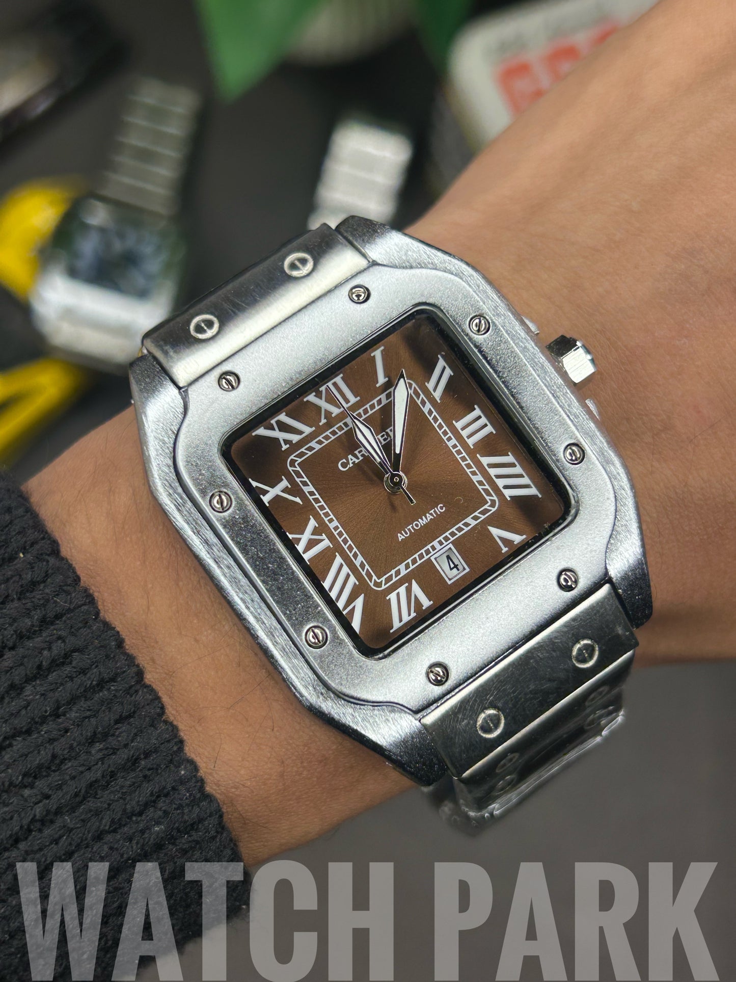 Cartier Santos de Cartier - Brown dial