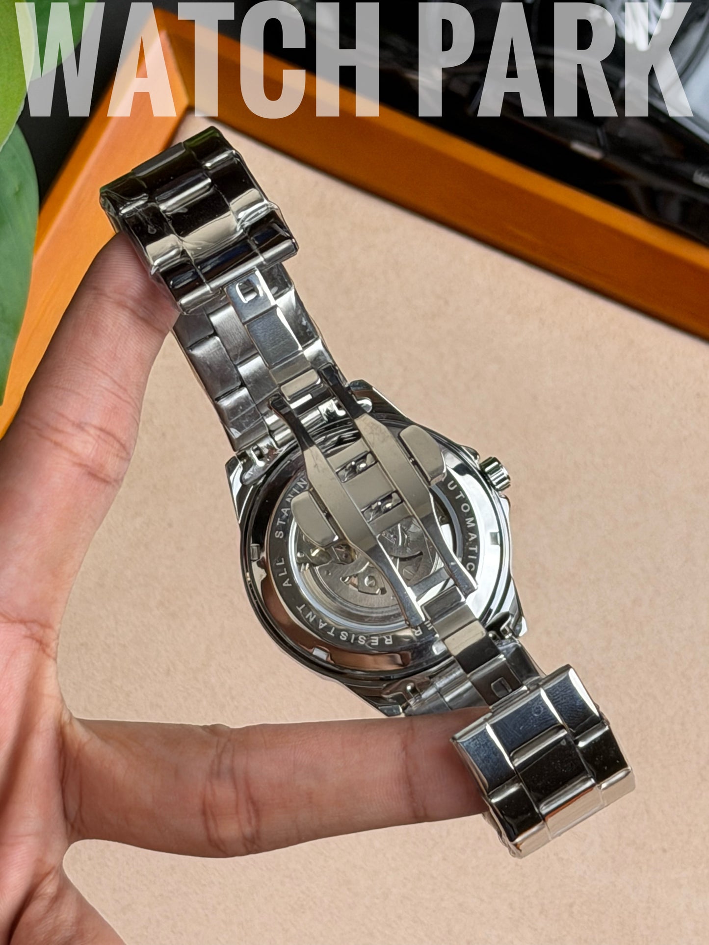 A/X - Automatic Skeleton - White edition - Silver chain