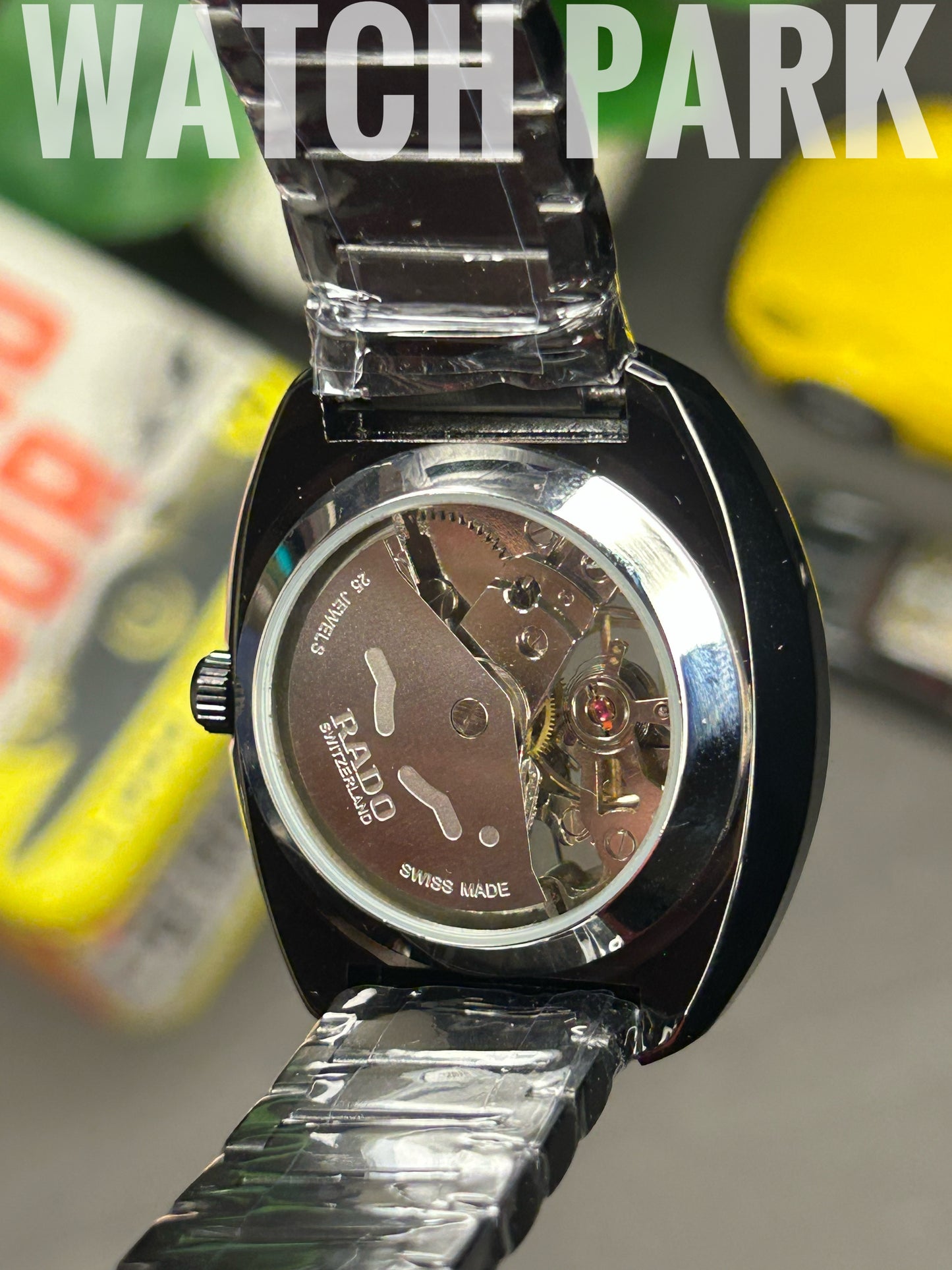 Executive watch - Rado - DiaStar Original Skeleton - White dial - Black chain