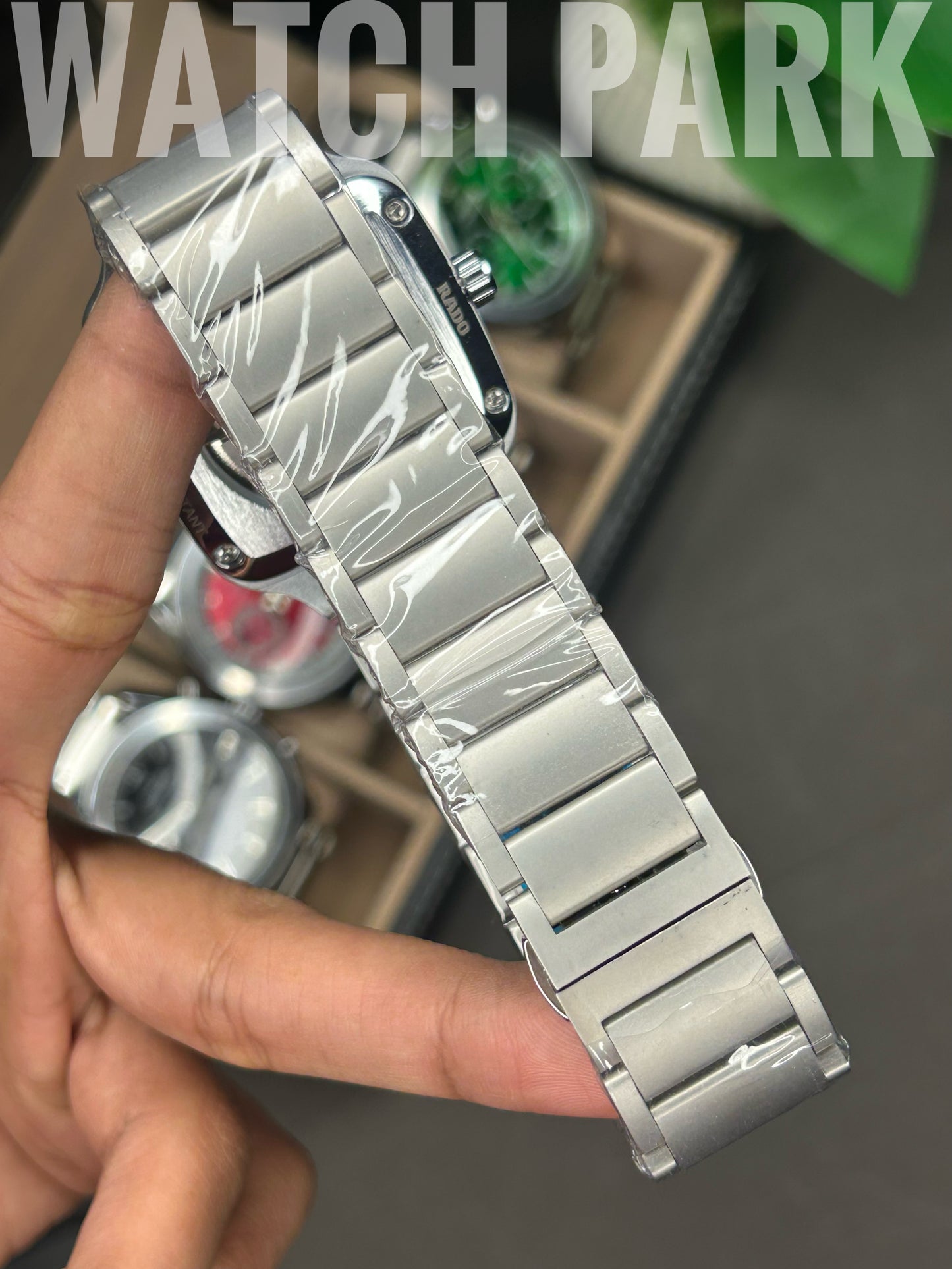 Executive watch - Rado - True Square - Automatic - Ceramic Skeleton - Black with Silver