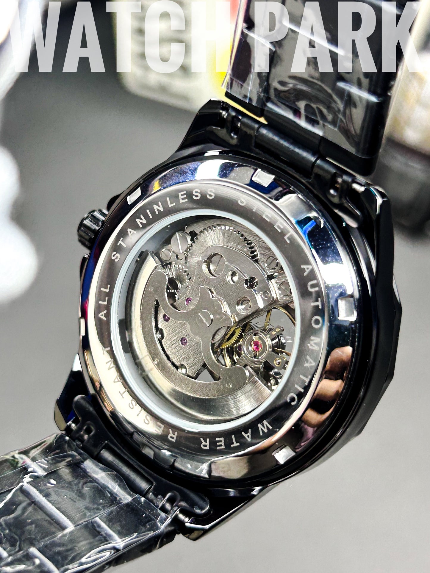 A/X - Automatic Skeleton - Black edition - Black chain