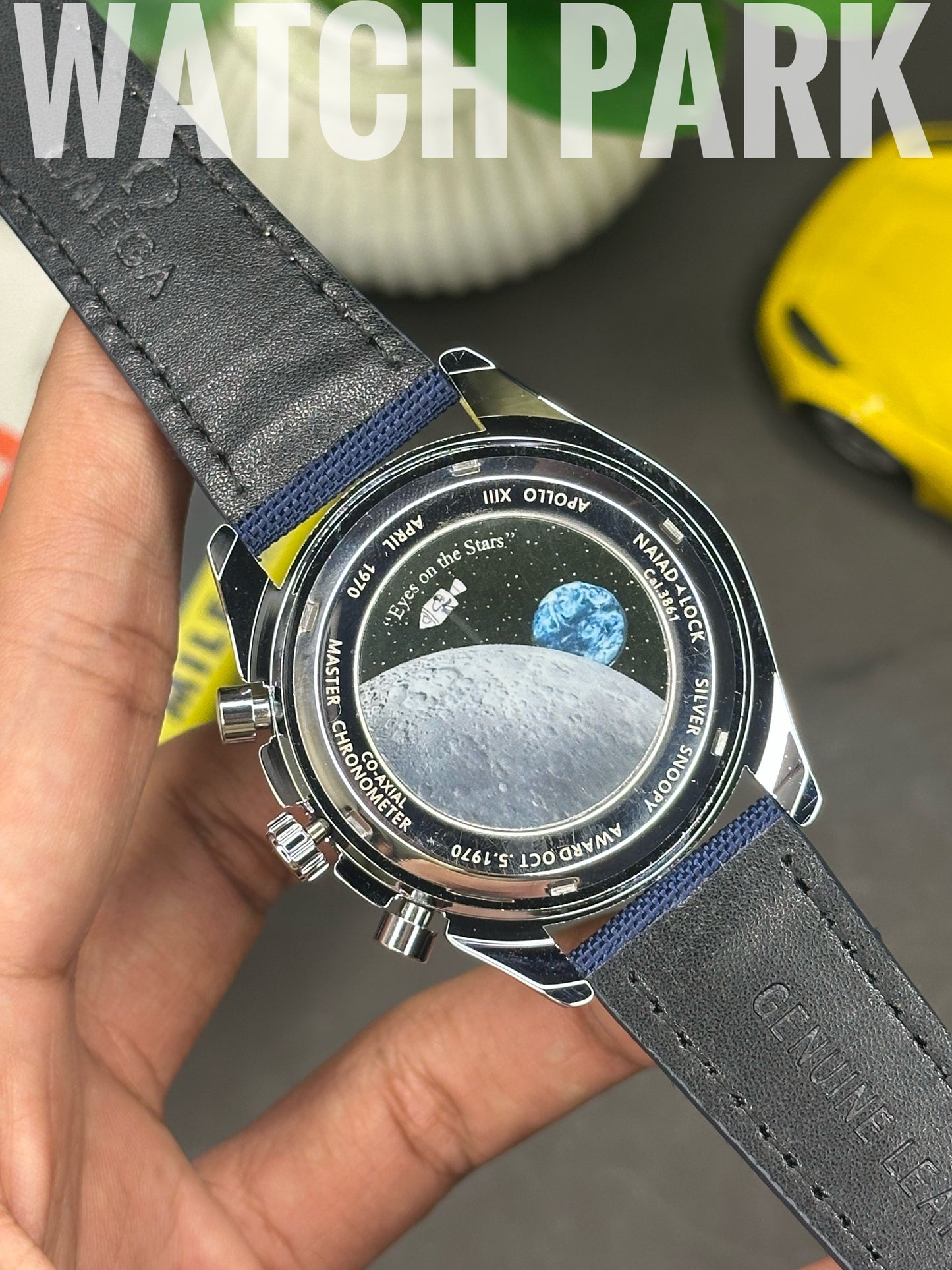 Executive watch - Omega - White edition - Blue strap