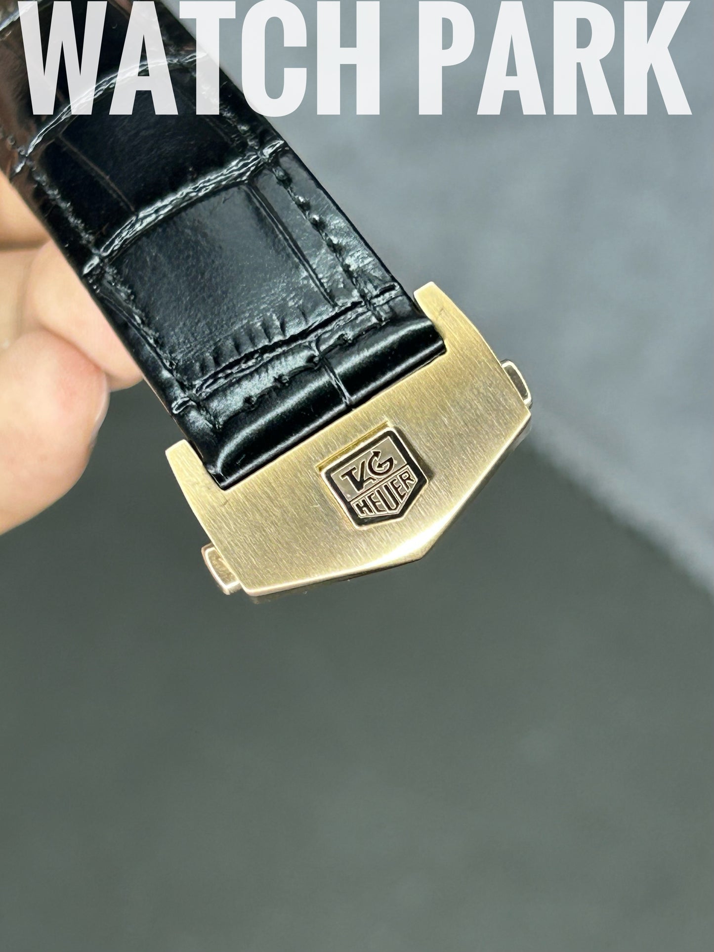 TAG Heuer Carrera - Sunray Grey with Rose Gold - Black belt