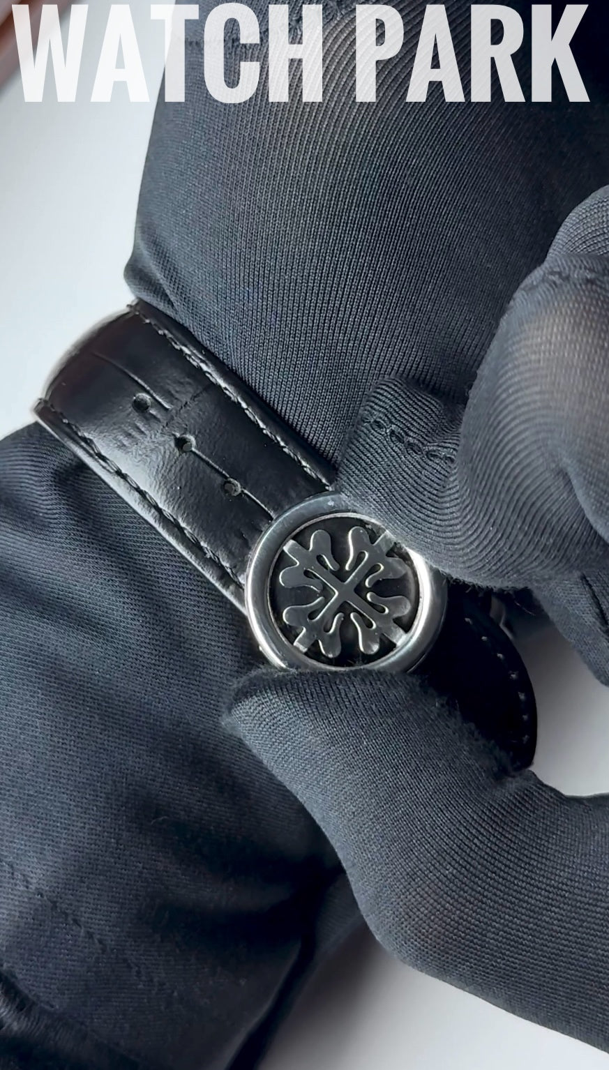 Patek - Skeleton - Black edition & Silver - Black belt - Automatic