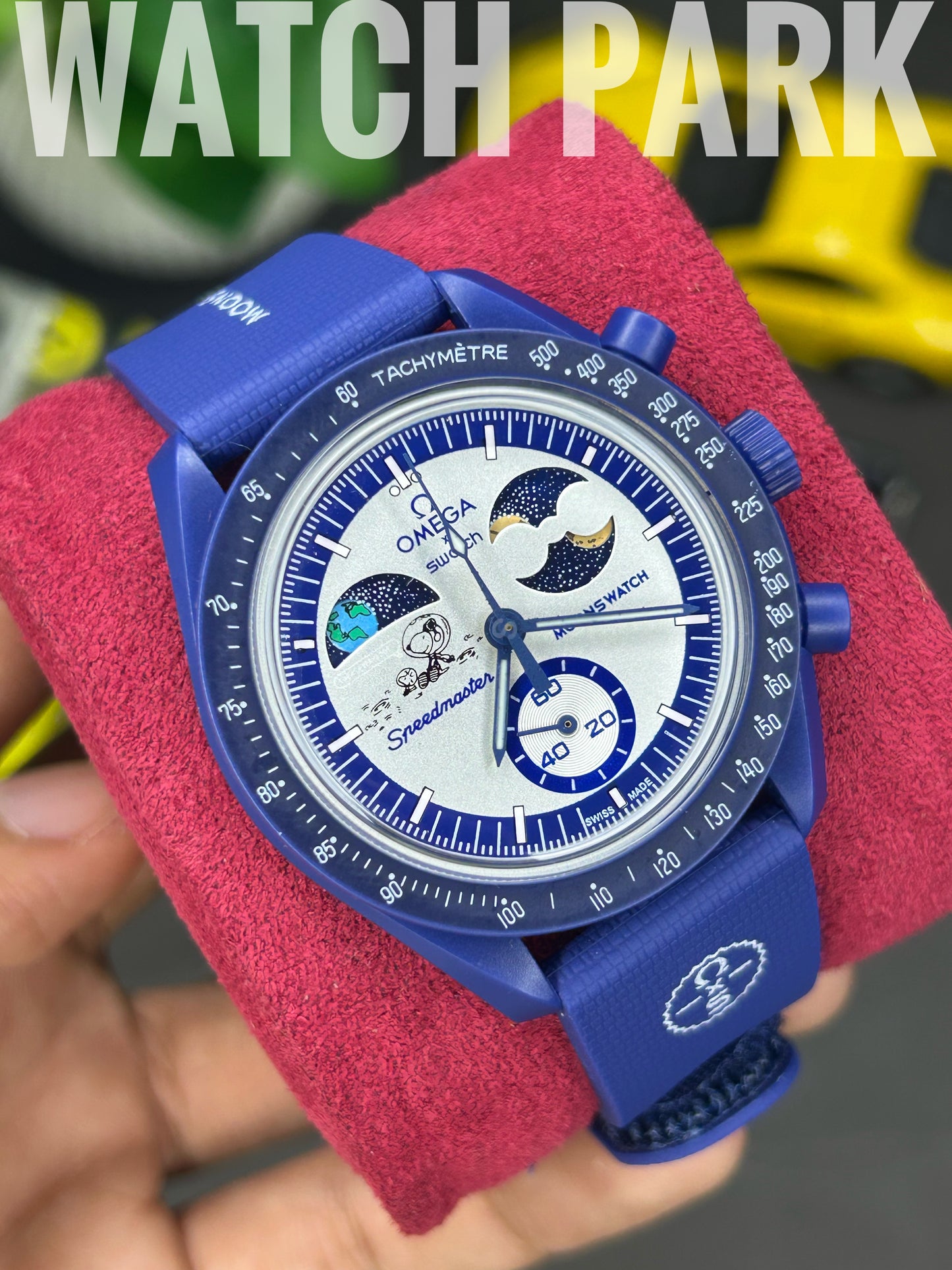 Omega x Swatch MoonSwatch - Snoopy Blue