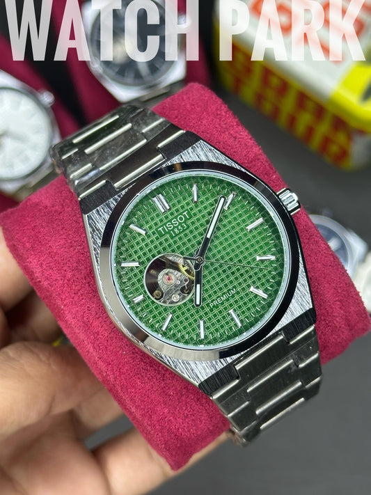 Tissot PRX Powermatic 80 Open Heart - Green dial