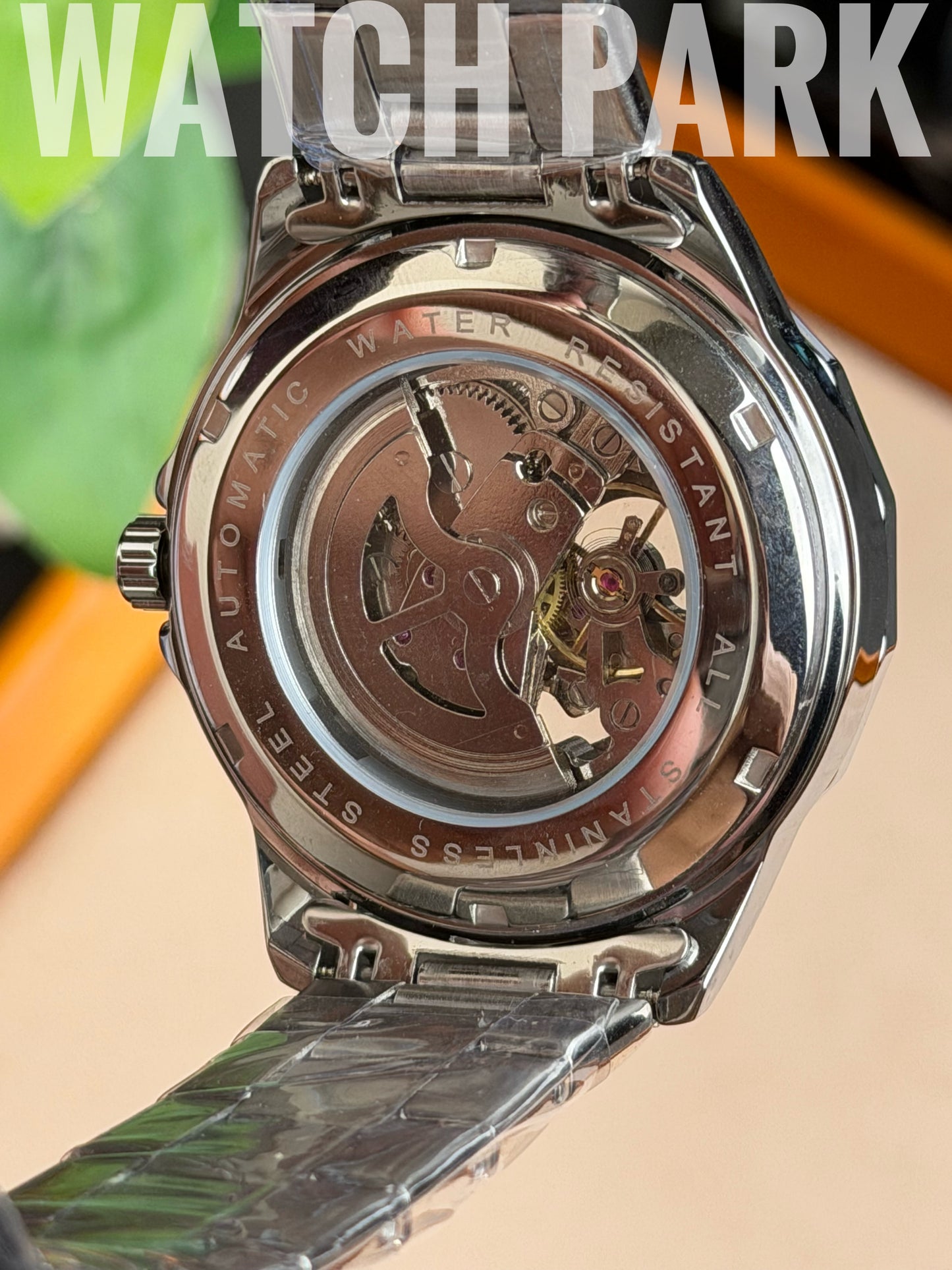 A/X - Automatic Skeleton - White edition - Silver chain