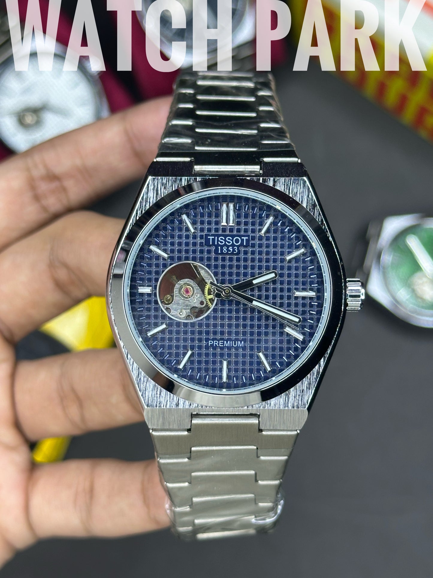 Tissot PRX Powermatic 80 Open Heart - Blue dial