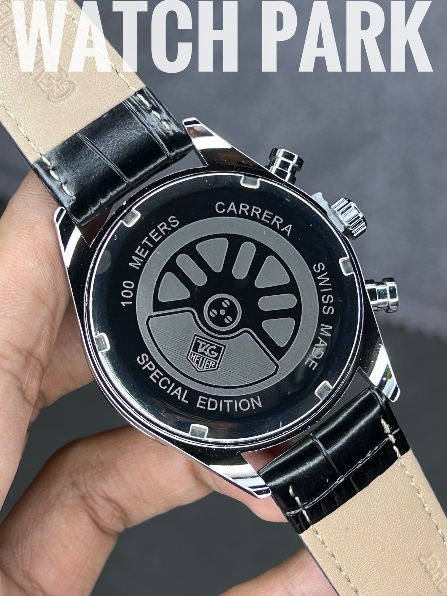 TAG Heuer Carrera - Sunray Grey with Silver - Black belt
