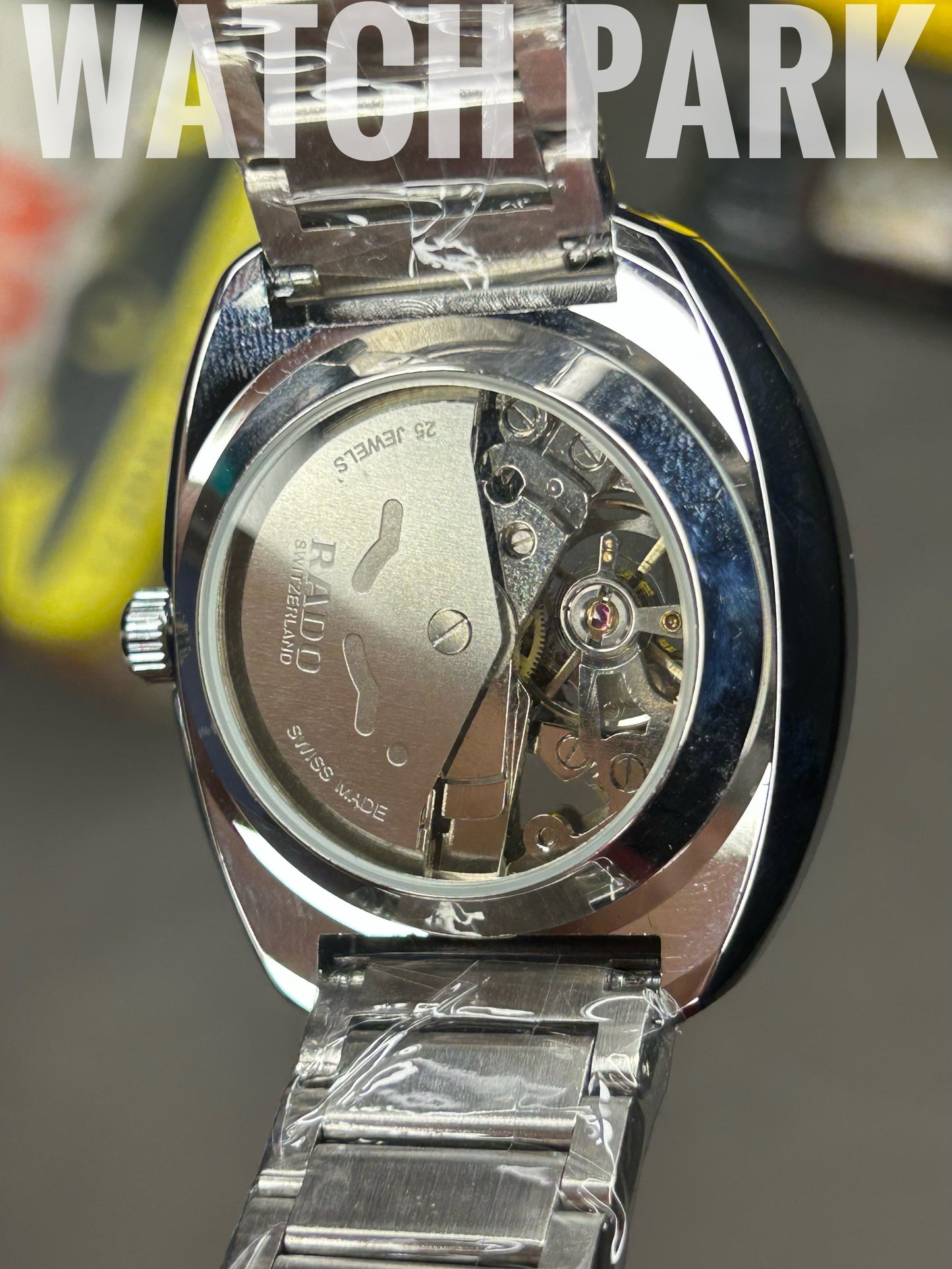 Executive watch - Rado - DiaStar Original Skeleton - White dial - Silver chain